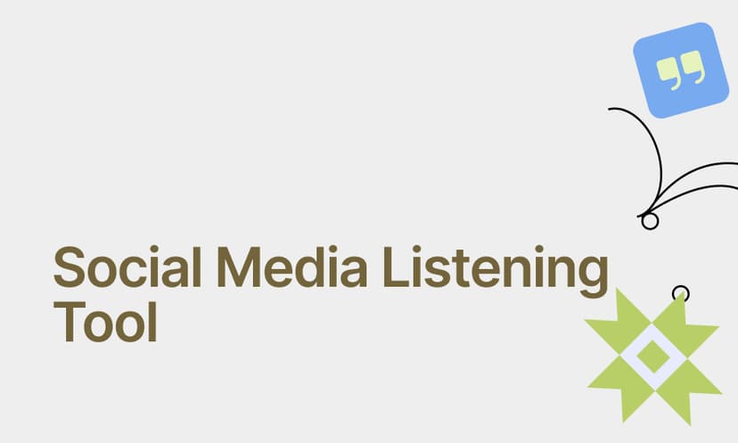 Social Media Listening Tool